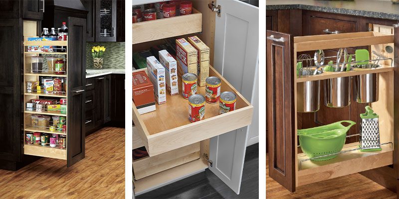 Pull-Out Pantries and Shelving